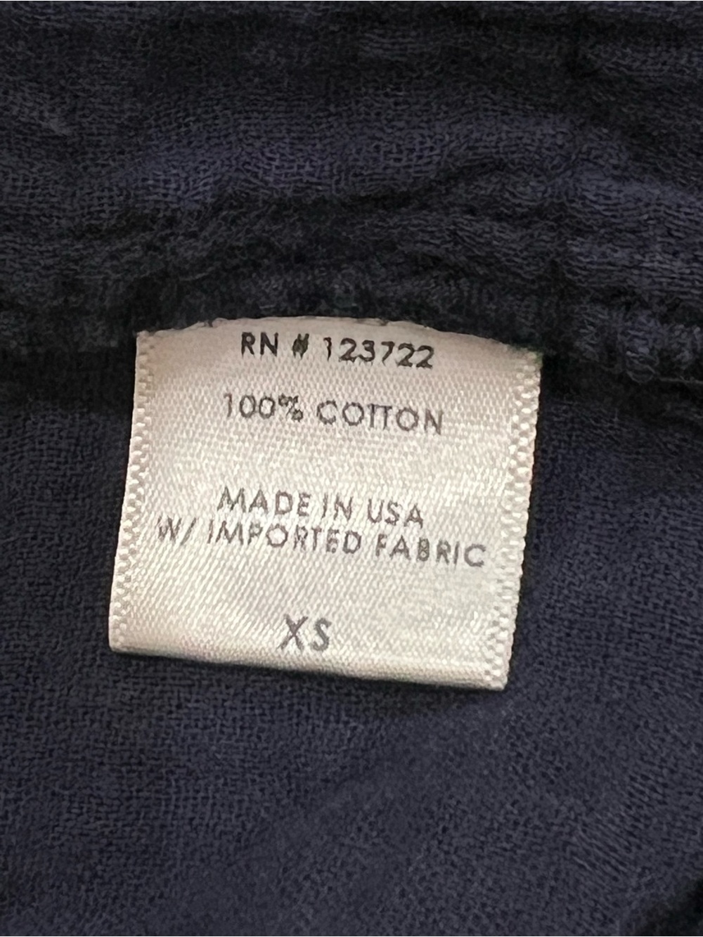 Xirena Navy Jordyn Gauzy Resortwear Beach Lightweight Tie Waist Pant Size XS - Picture 10 of 12